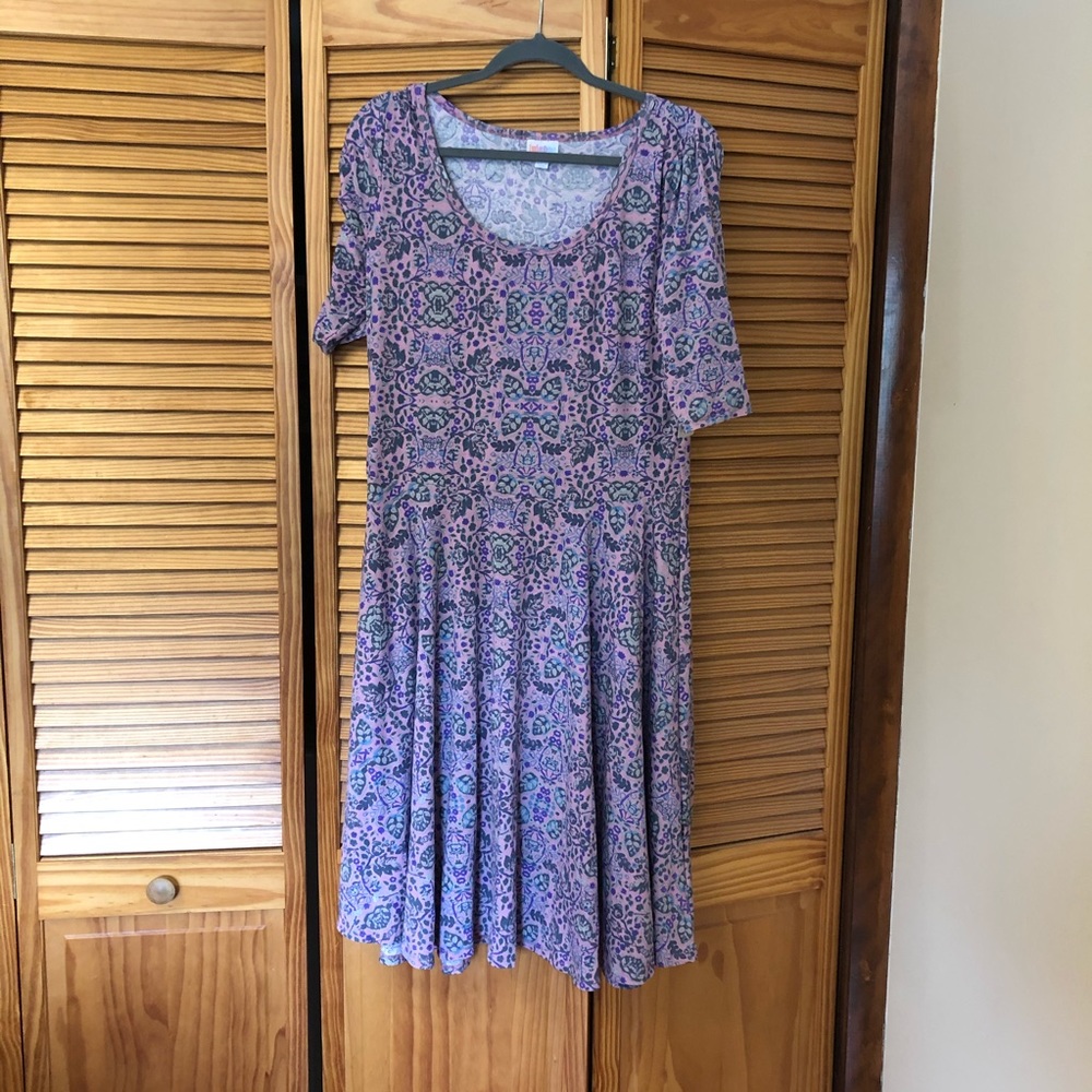 NWT Lularoe Nicole XL dress - Picture 5 of 14